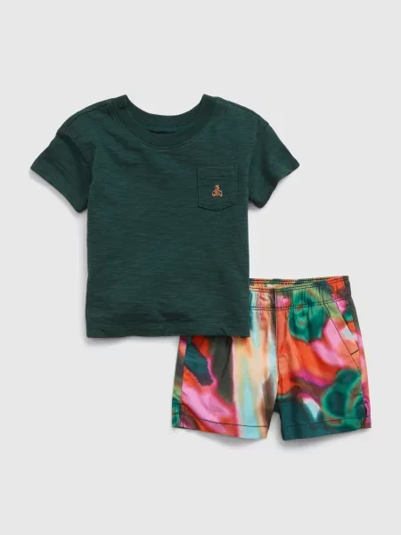 Тениска Gap зелено