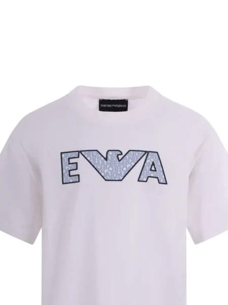 Koszulka dziecięca Emporio Armani biała