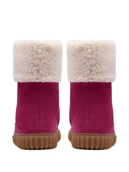 Botki dziecięce Clarks różowe