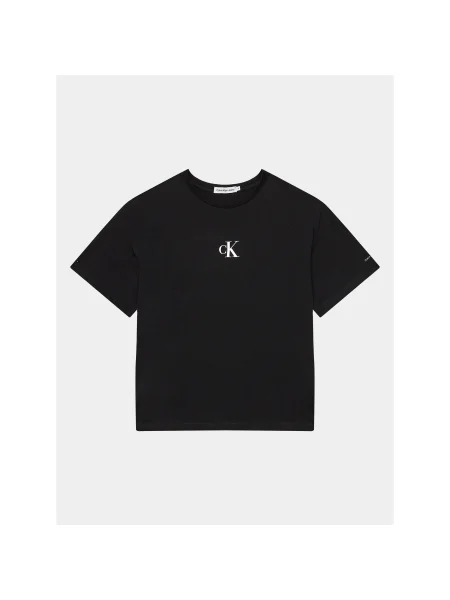 Calvin Klein Jeans Póló Boxy Fit fekete