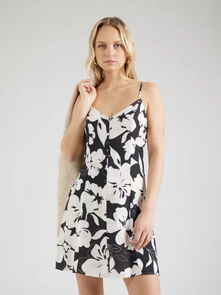 ABOUT YOU Rochie de vară Sunny ecru negru