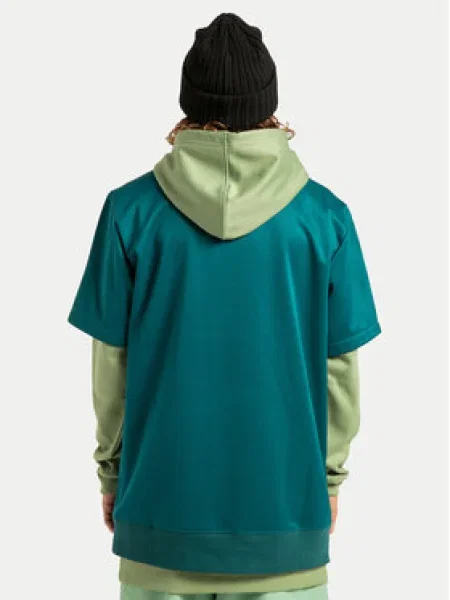 Férfi snowboard pulóver DC Dryden deep teal. Méret: L zöld