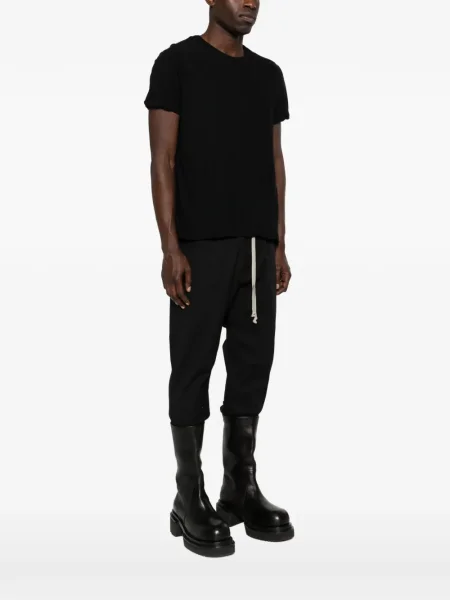 Tricou Rick Owens scurt negru