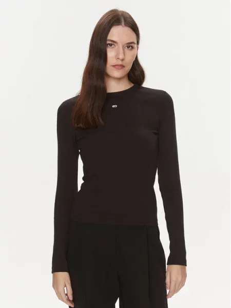 Tommy Jeans longsleeve czarny