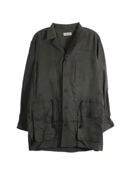 Lung cămașă Yohji Yamamoto cu cordon verde
