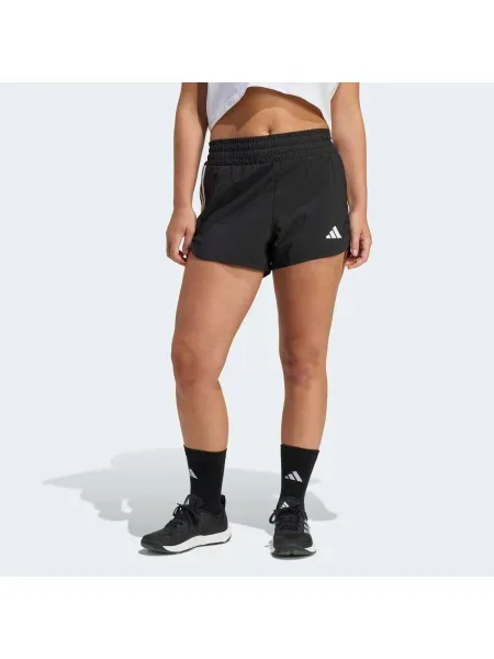 Spodenki fitness ADIDAS 3S Pacer białe