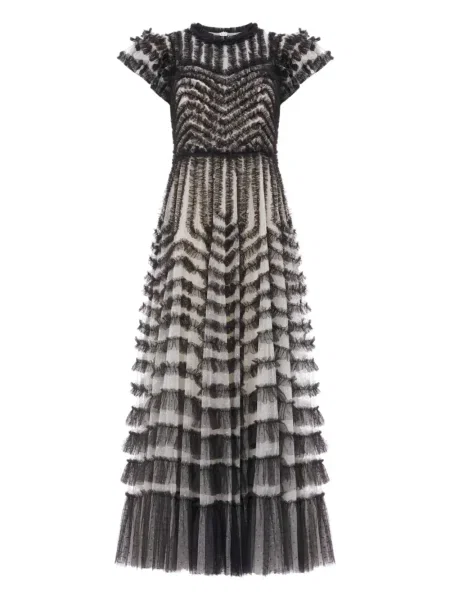 Rochie maxi Needle & Thread de costum negru