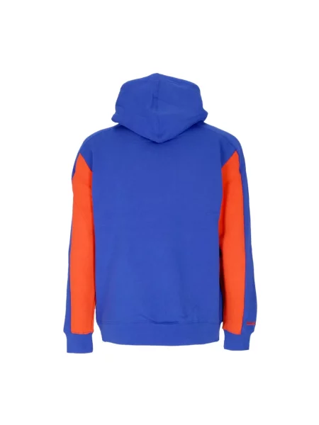 Bluza z kapturem Mitchell & Ness z kapturem niebieska