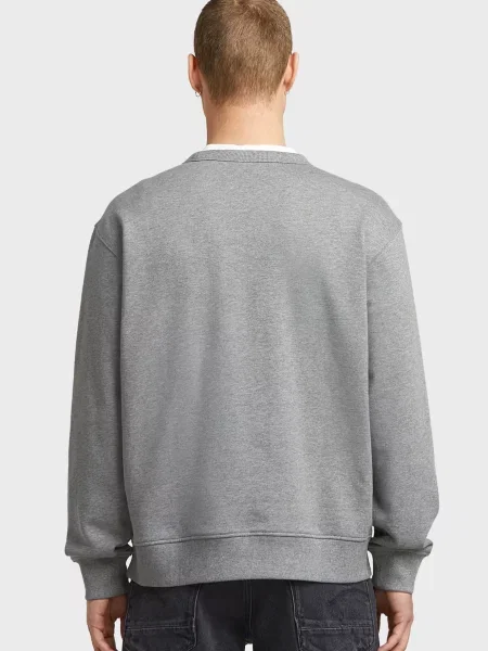 Світшот G-star Raw з аплікацією сірий