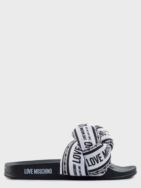 Шлепанцы Love Moschino белые