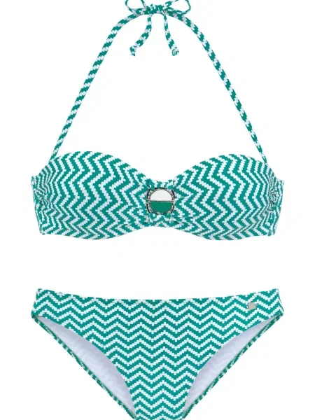 JETTE Bikini / meta zelena