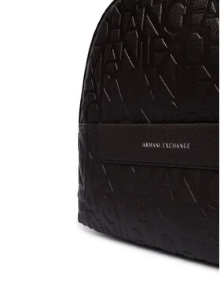 Ruksak Armani Exchange Tamno smeđa