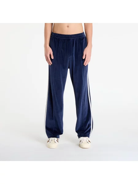 Pantaloni adidas x Wales Bonner Velour Track Pant Collegiate Navy M albastru închis