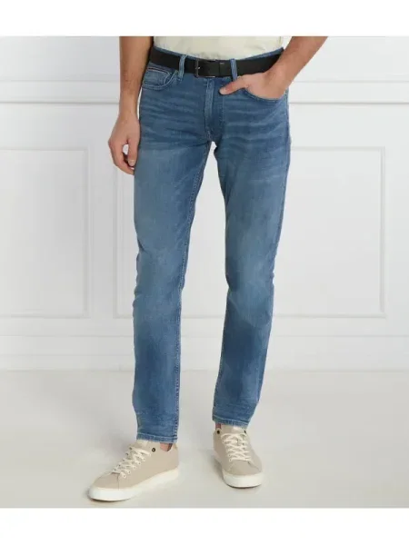 Tommy Hilfiger Blugi HOUSTON | Tapered albastru