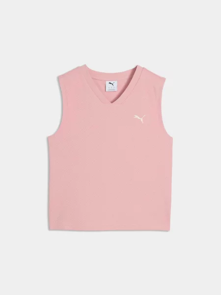 Спортивна майка PUMA Class Comfort Tank комбінований верх рожевий