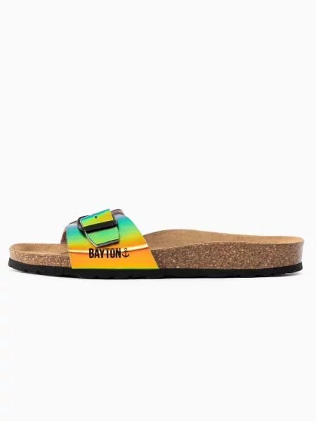 Bayton Šľapky / oranžová zelená