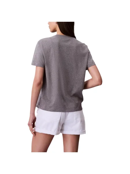 Klasické tričko Calvin Klein Jeans sivá