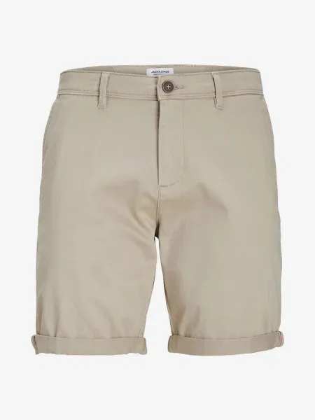 JACK & JONES Chino nohavice BOWIE nebielená béžová