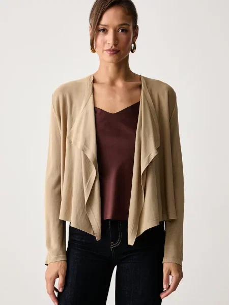 United Colors of Benetton cardigan pentru femei cu vâscoză galben