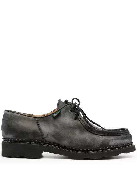 Pantofi loafer Paraboot cu șireturi din dantelă negru