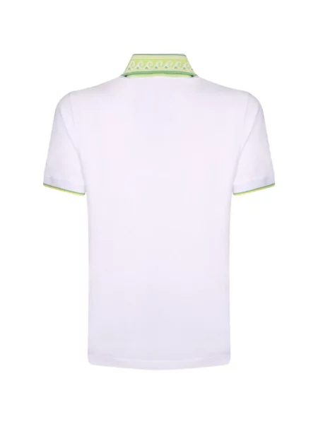 Scurt tricou polo Casablanca alb