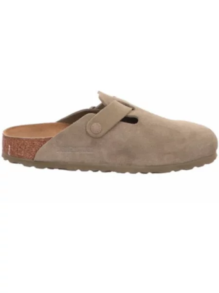 Birkenstock Klapki Boston Leve Zielony beżowe