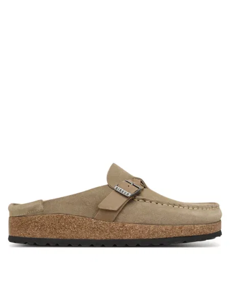 Плетеные шлепанцы Birkenstock бежевые