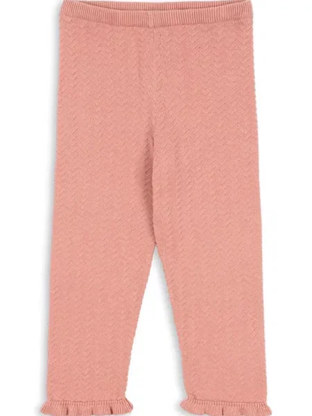 Konges Sløjd kalhoty CYPRES PANTS GOTS růžové