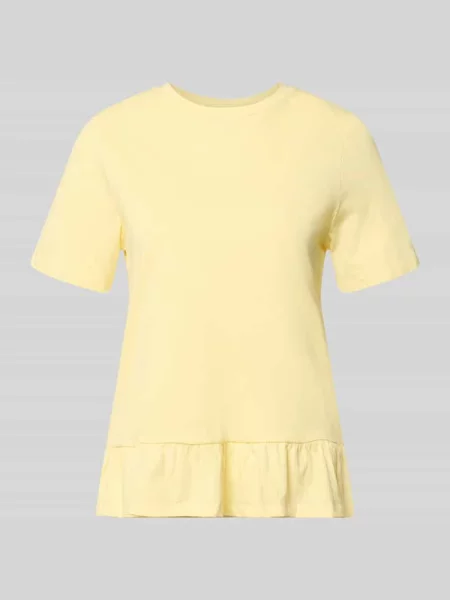 T-shirt o kroju regular fit z czystej bawełny model DISSO' Pieces