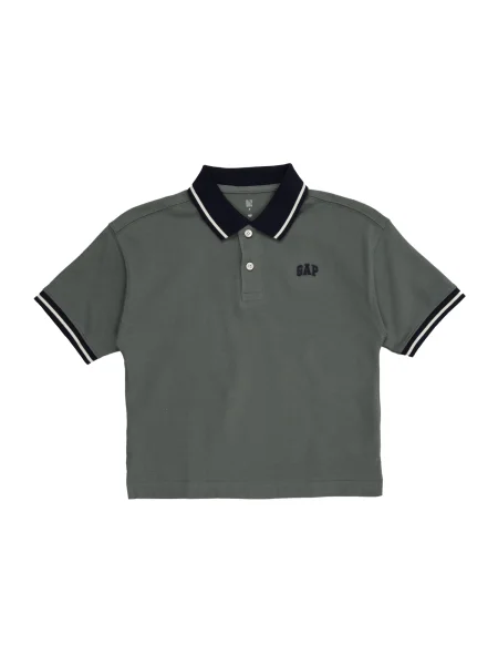 GAP Majica zelena / crna bijela