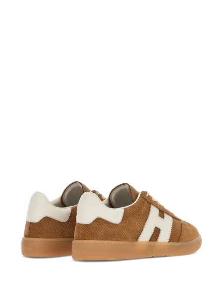 Sneakerși Hogan din piele de căprioară maro