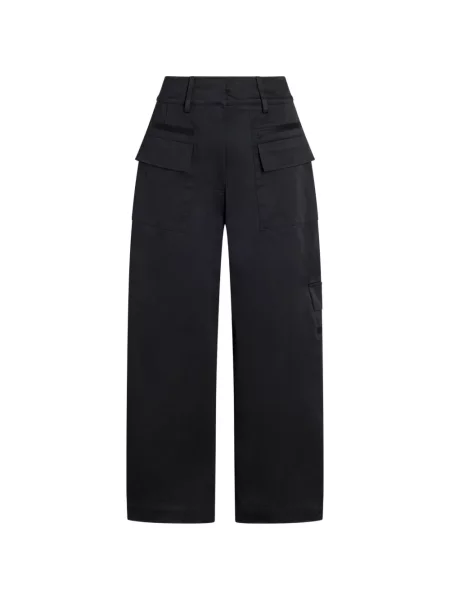 Pantaloni cargo Proenza Schouler White Label din țesătură twill alb