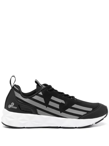 Sneakerși Ea7 Emporio Armani cu imagine negru