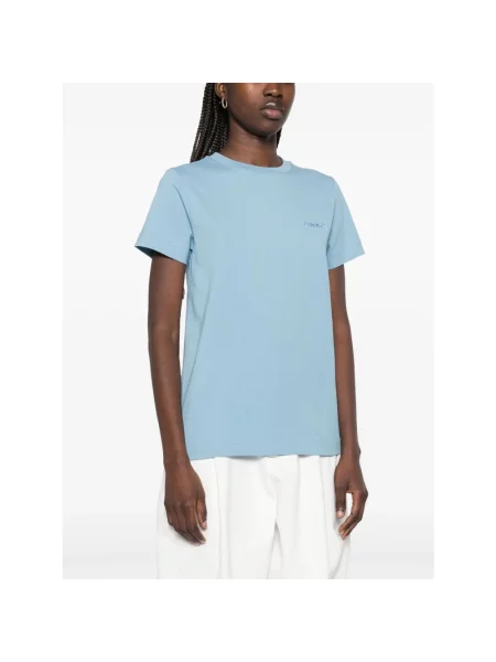 PINKO T-Shirt Start niebieski