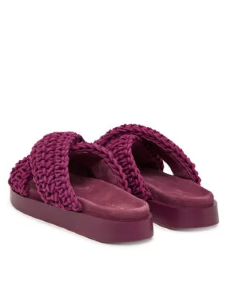 Inuikii Papucs Woven Bordó