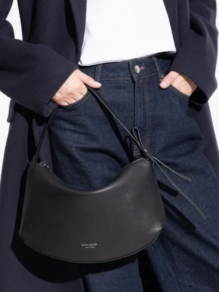 Geanta de piele Kate Spade din piele negru