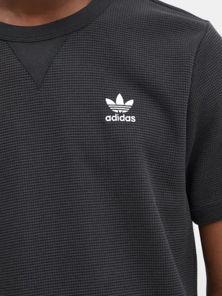 Однотонная футболка Adidas Originals черная