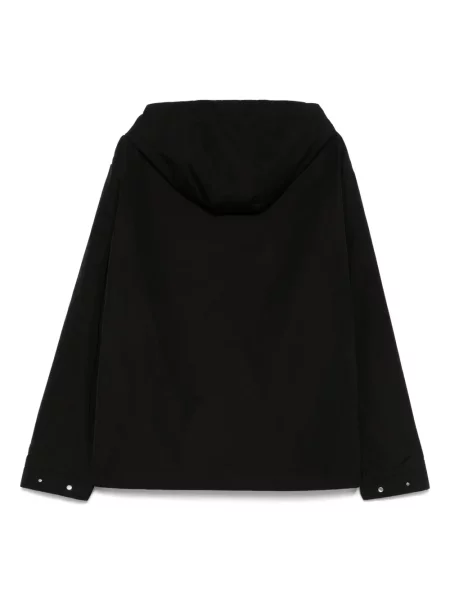 Geacă Moncler cu glugă negru