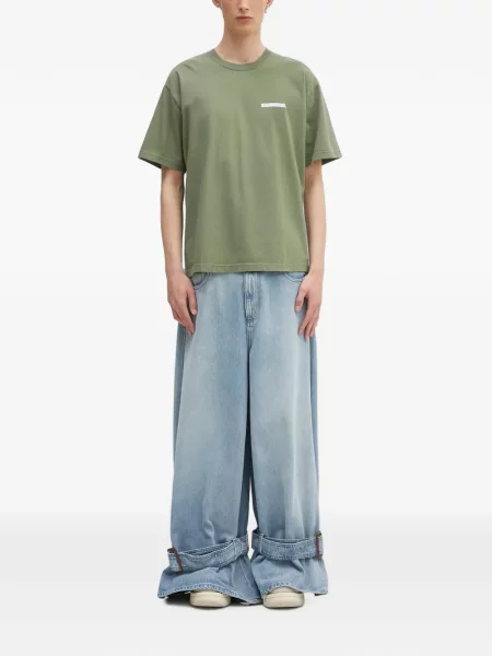 Tricou Neighborhood cu imagine verde