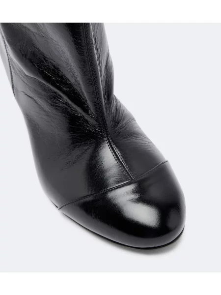 Cizme scurte Isabel Marant din piele negru