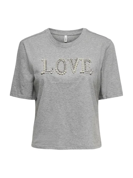 ONLY Tricou ONLALICE amestecat gri