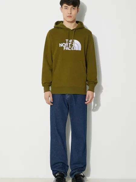 Sweter The North Face zielony