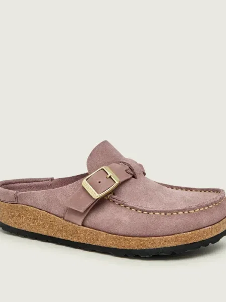 Birkenstock Mules încălțăminte Buckley Braided | piele întoarsă | narrow fit
