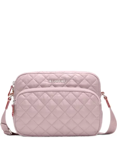 Matlasat geanta crossbody Mz Wallace roz