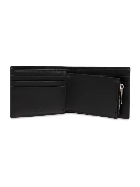 Portfel Alexander Mcqueen skórzany czarny