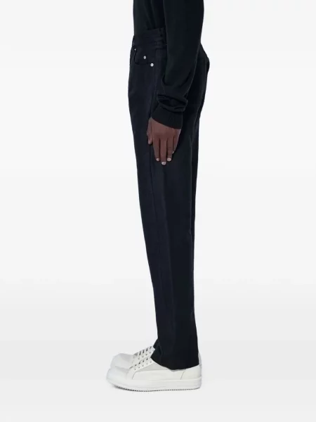 Cu centură blugi drepți Rick Owens negru