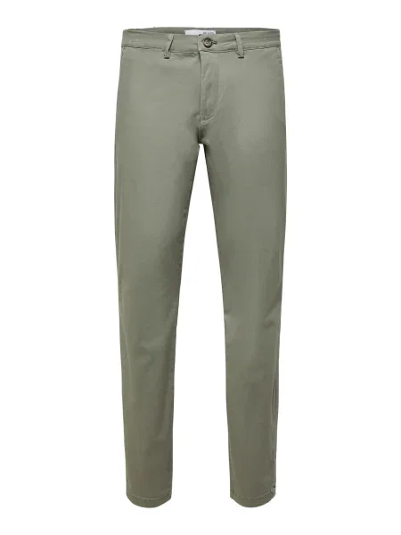 SELECTED HOMME Pantaloni eleganți MILES grej kaki