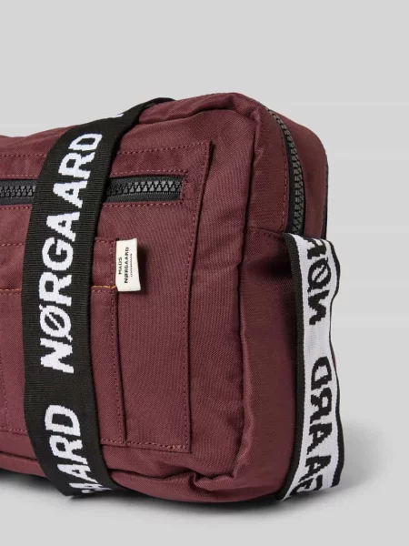 Torba na ramię z przednimi przegródkami model ‘Bel Silvo Cappa’ Mads Norgaard bordowa