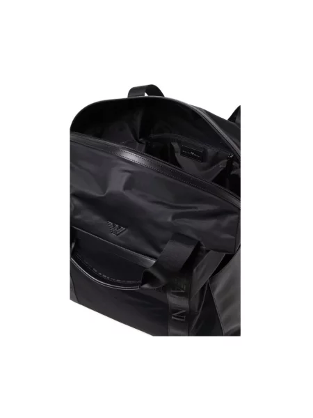Torba Emporio Armani z logo czarna