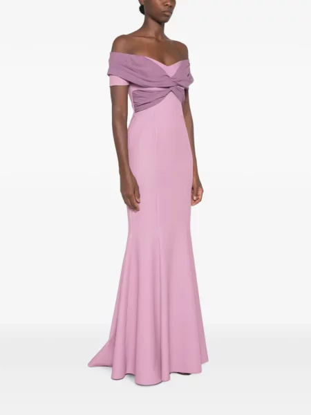 Rochie maxi Alessandro Legora drapată violet